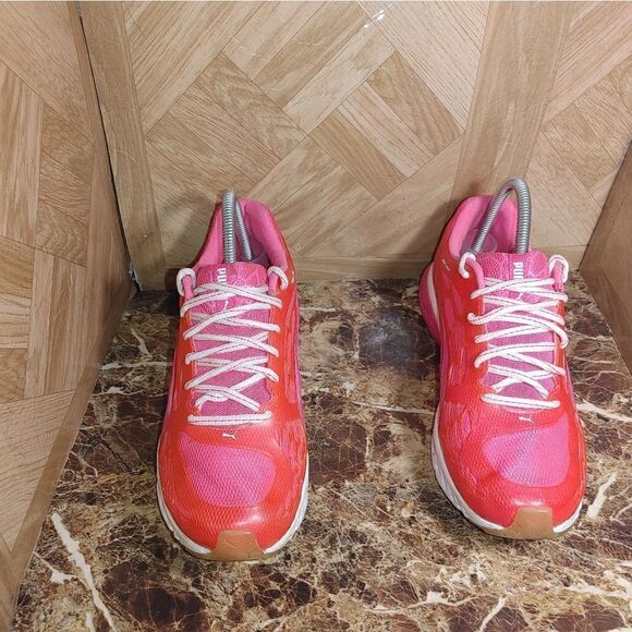 Puma Women's Bioweb Elite web cage running shoes pink size 9.5. -642 - Picture 8 of 10